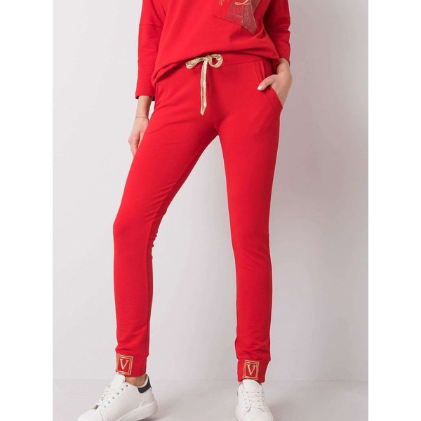 Tracksuit trousers model 166738 Relevance - XL - Red