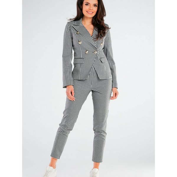 Women trousers model 166818 awama - L - Black