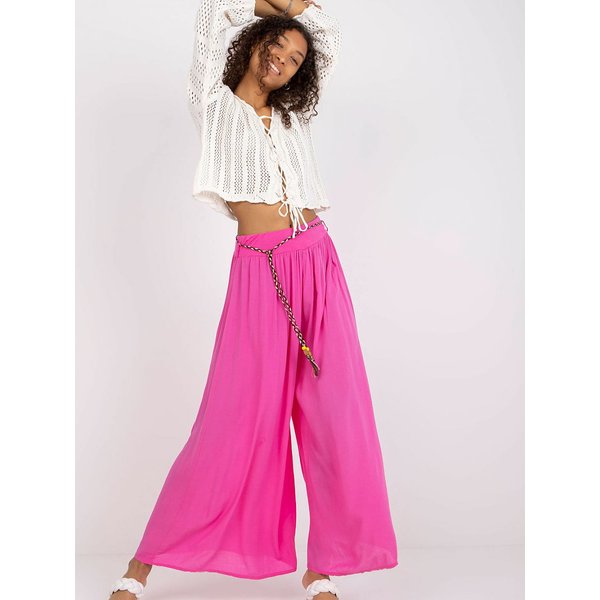 Women trousers model 166879 Och Bella - S - Pink