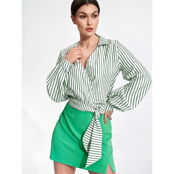 Blouse model 167248 Figl - S - Green