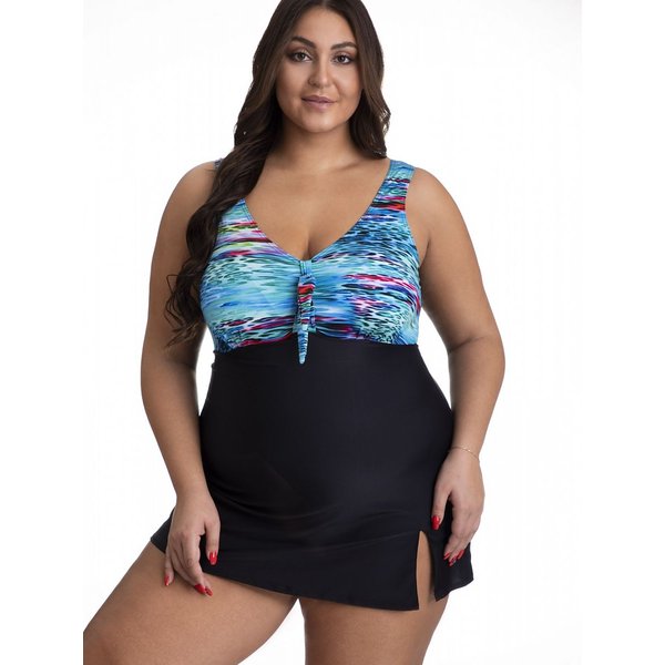 Swimsuit one piece model 167678 Barontex - 5XL - Black