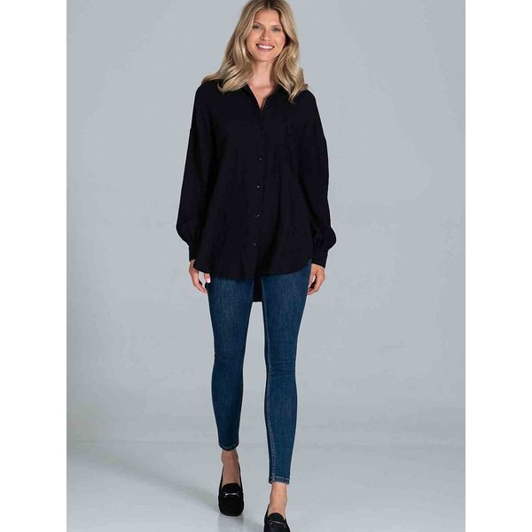 Long sleeve shirt model 172273 Figl - ONE-SIZE-FITS-ALL - Black