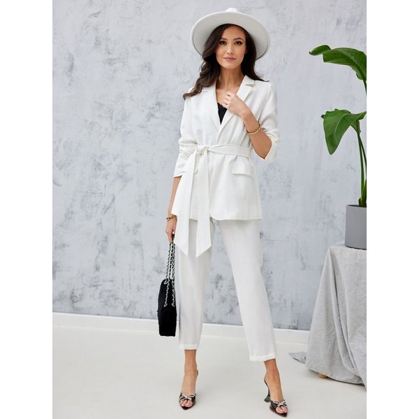 Women trousers model 172948 Roco Fashion - 34 - Beige