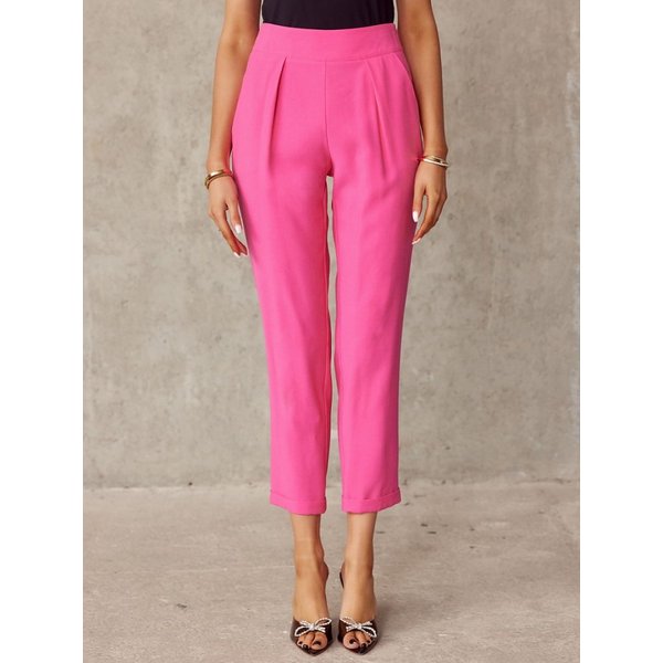 Women trousers model 176480 Roco Fashion - 34 - Pink
