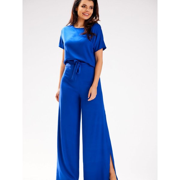 Women trousers model 181095 awama - XL - Blue