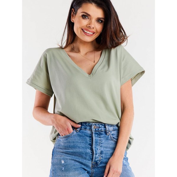Blouse model 181269 Infinite You - ONE-SIZE-FITS-ALL - Green