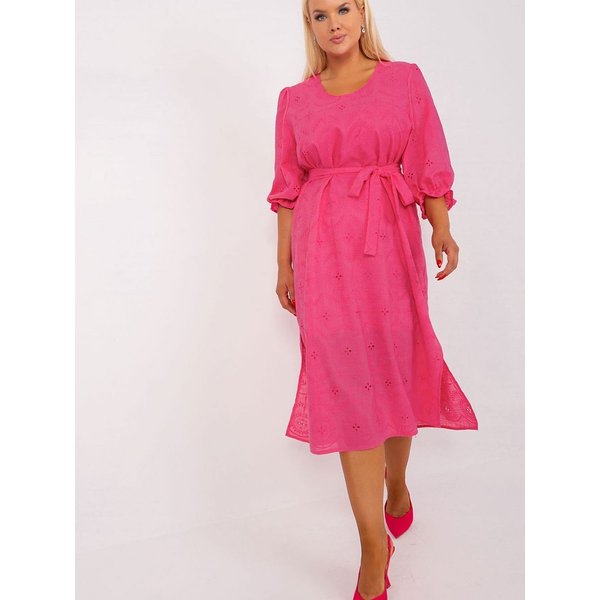 Plus size dress model 182287 Lakerta - 48 - Pink
