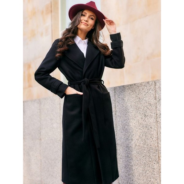 Coat model 185983 Roco Fashion - 42 - Black