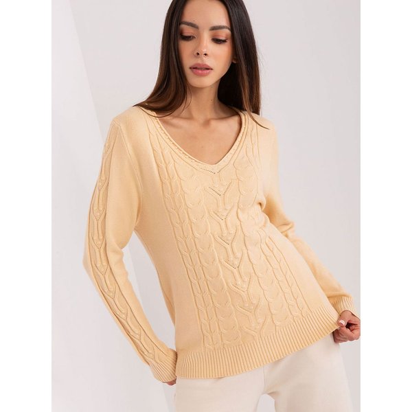 Jumper model 186575 AT - ONE-SIZE-FITS-ALL - Beige