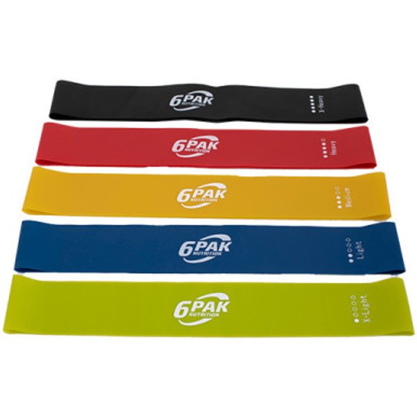 Zestaw TaśM Do ćWiczeń - Resistance Bands Mini SET 03 Multicolor - Multicolor-image