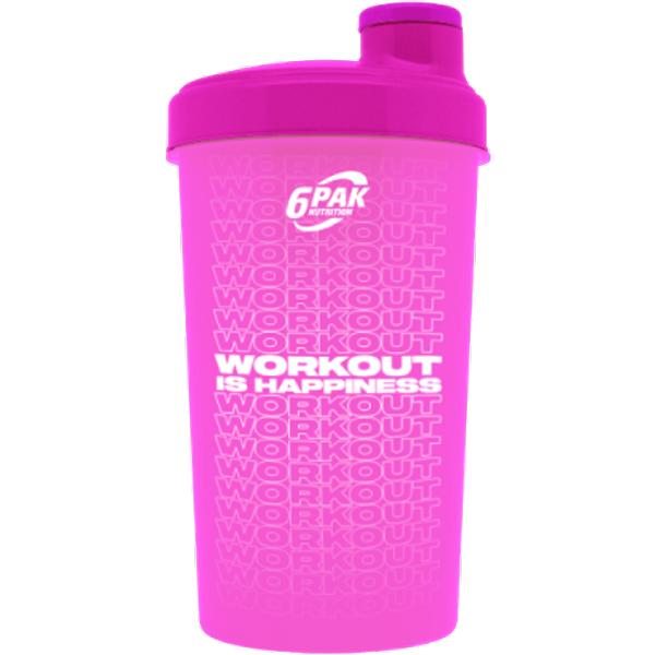 Shaker RóżOwy Neonowy 700 Ml - Workout IS Happiness - 1 Szt. - RóżOwy - 700 Ml-image