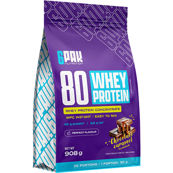 BiałKo New 80 Whey Protein - Czekolada Karmel - 908 G-image