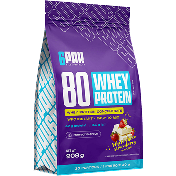 BiałKo New 80 Whey Protein - BiałA Czekolada Truskawka - 908 G-image