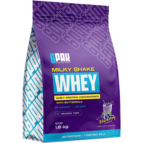 OdżYwka BiałKowa New Milky Shake Whey - Jagoda - 1800 G-image