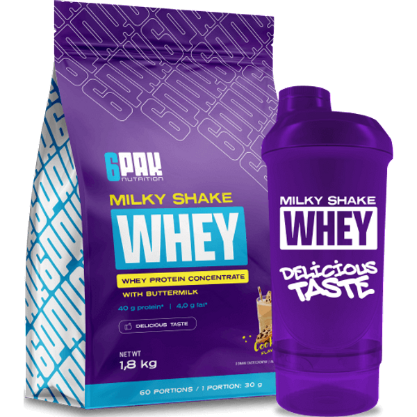 OdżYwka BiałKowa Milky Shake Whey - 1800G + Shaker Gratis!-image