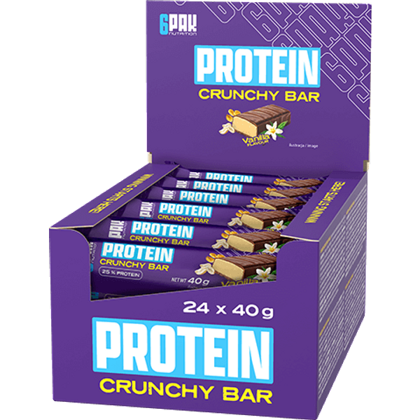 Protein Crunchy Bar Vanilla Box - 24 Szt.-image