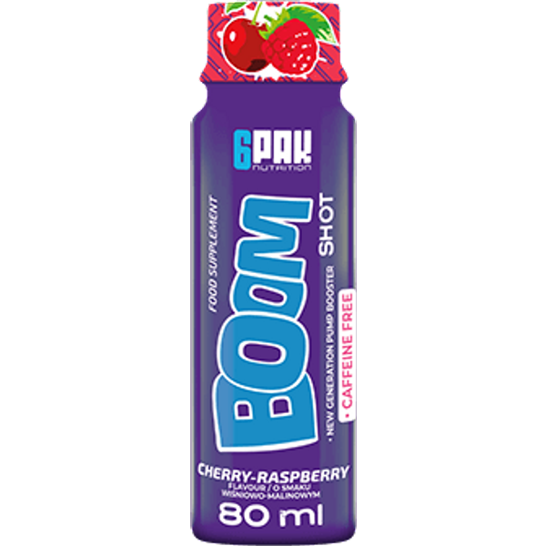 PrzedtreningóWka Boom Shot - 80Ml - Malina WiśNia - 80 Ml-image
