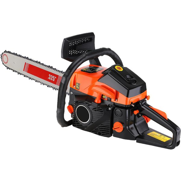 Tronçonneuse 68CC, tronçonneuse à essence 6000W, 20 pouces, 2 temps, robuste, pour l'abattage d'arbres, l'exploitation forestière et les travaux forestiers