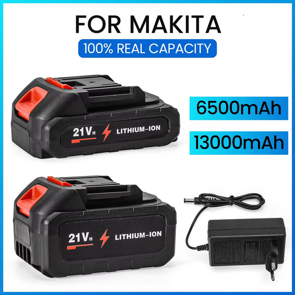 Akumulator 13000mAh do elektronarzędzi Makita, zamiennik kompatybilny z Makita BL1860B BL1860 BL1850, akumulator litowo-jonowy do narzędzi elektrycznych.