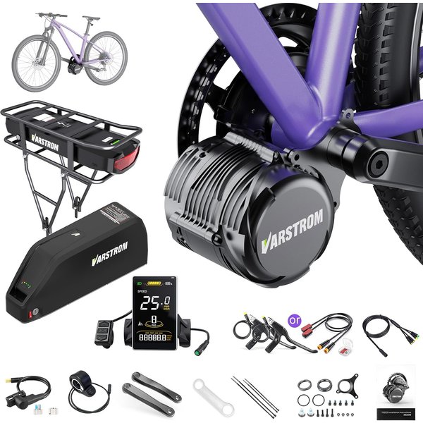 Tongsheng TSDZ8 750W TSDZ2B 250W 500W TSDZ16 1000W Motor-Kit Mittelmotor Drehmomentsensor E-Bike-Kits Umrüstmotor Elektrofahrrad