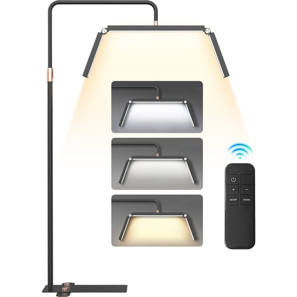 Lampe LED demi-lune pour cils, lumière d'appoint pour extension de cils, lampes de sol pour maquillage et salon de beauté