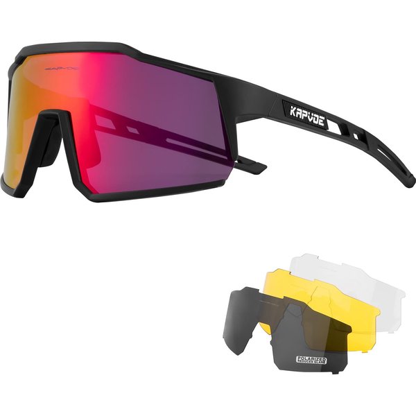 Neue kapvoe polarisierte Fahrrad brille Mountainbike Fahrrad brille Männer Sonnenbrille Brille wind dichte Sport fahrrad brille