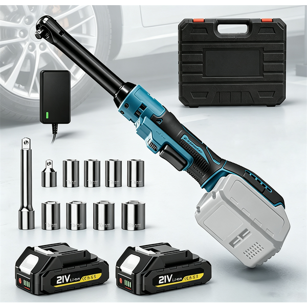 Clé à cliquet électrique sans fil 21V, 3/8 ", clé à cliquet électrique sans fil, 400 tr/min, clé d'angle rechargeable, outils de réparation automobile pour batterie Makita