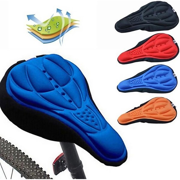 Fahrrad Sitz Atmungsaktive Fahrrad Sattel Sitz Weiche Verdickte Mountainbike Fahrrad Sitzkissen Radfahren Gel Pad Kissen Abdeckung
