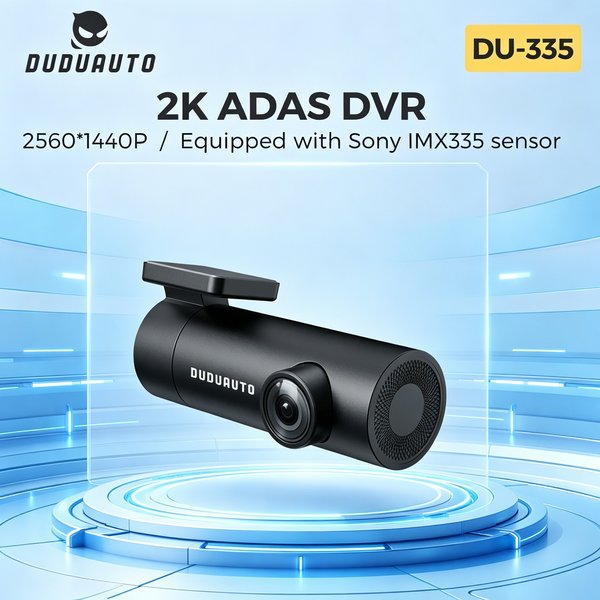 DUDUAUTO Auto-DVR Sony LMx335 Sensor 360 ° Rotierbares Schießzubehör Universelle 2K ADAS DVR Fahrassistenz-Dashcam 2560*1440P