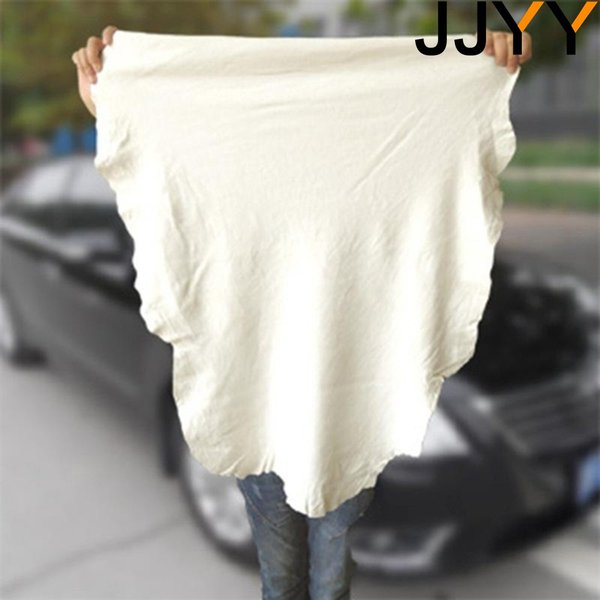 STONEGO – chiffon de nettoyage de voiture en cuir de Chamois naturel, serviette absorbante en daim, nouveau