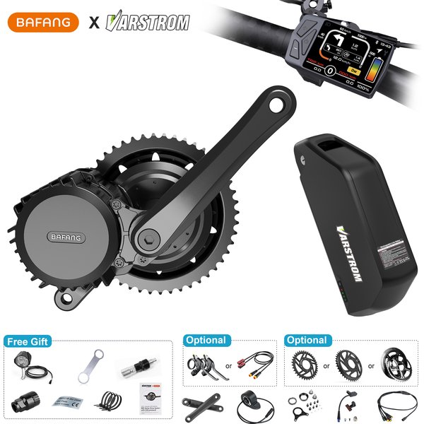 Bafang 48V 750W 1000W 250W Mittelmotor mit Akkus 20Ah 25Ah 16Ah 8Fun BBS02B BBSHD BBS01B Umrüstungs-Kits für Elektrofahrrad M315 G340 eBike-Motor für Fahrrad mit Innenlager Größe 68/73MM