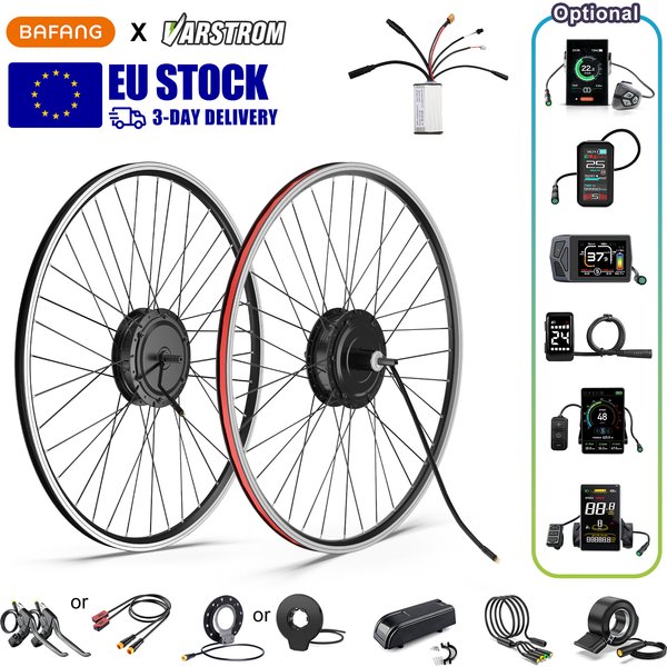Bafang Nabenmotor 48V750W 500W Elektrofahrrad Umbausatz V-Bremse 20" 26inch 27.5" 28 / 29" 700C Vorder- & Hinterradmotor Driver Erwachsenen EBike