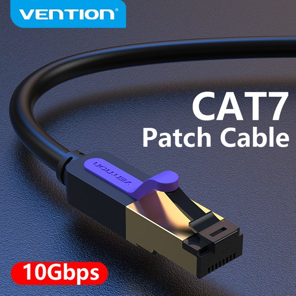 Vention Ethernet-Kabel RJ 45 Cat7 Lan-Kabel STP RJ45-Netzwerkkabel für Cat6, kompatibles Patchkabel für Router, Cat8-Ethernet-Kabel
