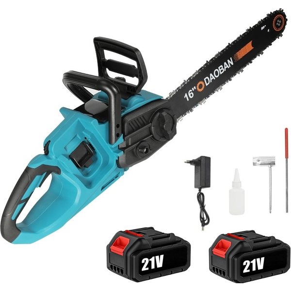 Brushless 16Inch Electric Chainsaw for Makita Battery, 3500W Cordless Wood Cutting Tool, Garden Pruning Power Cutter