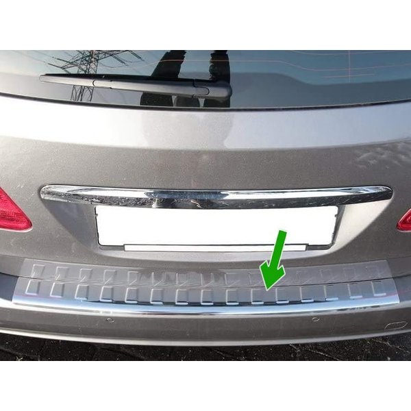 Hecks toß stangen schutz gültig für Mercedes W242 W246 Klasse B | 2011-2018 Edelstahl verchromter Felgen schutz des Kofferraum