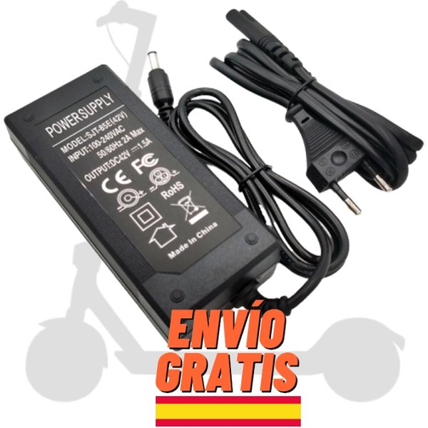 ✅ Chargeur pour Bongo Série A / Série D20 / D20 Mobile / D30 Mobile / D30 XL / Joyor A3 / F1 / F3 / F5+ / X1 / Olsson Arrow / Vélo Électrique / Hoverboard / Zwheel ZLion X / ZFox - Connecteur 5.5mm x