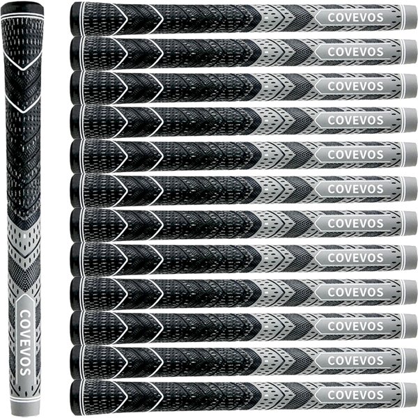 13pcs Golf Grips, Made of Natural Rubber, with Durable Non-Slip Design, Suitable for Men and Women.
