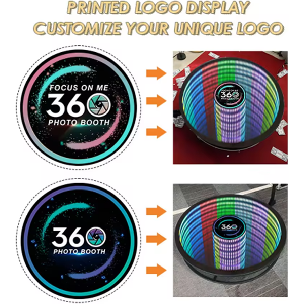 Automatische 360°-Funktion ° Glas-Video-Aufnahmeplattform, versandt aus der EU. automatische 360°-Funktion ° Metall-Fotobox.