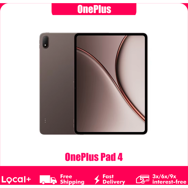 OnePlus Pad 4 Global Version WiFi Tablet – 13,2" 144Hz LCD-Display, Snapdragon 8 Elite Gen 5, 8 Lautsprecher, 13MP Kamera, 13380mAh Akku, 80W SUPERVOOC Schnellladung (ohne Ladegerät),