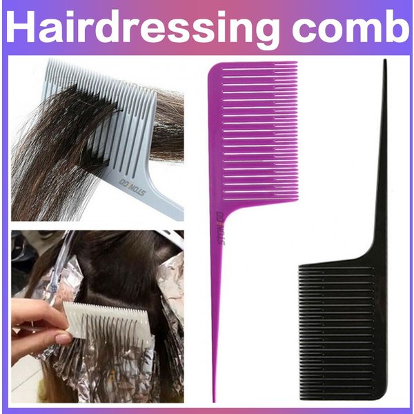 KISMIS New Professional Weaving Highlighting Foiling Hair Comb Hair Dye Styling Tool Salon Hair Dyeing Comb Sectioning