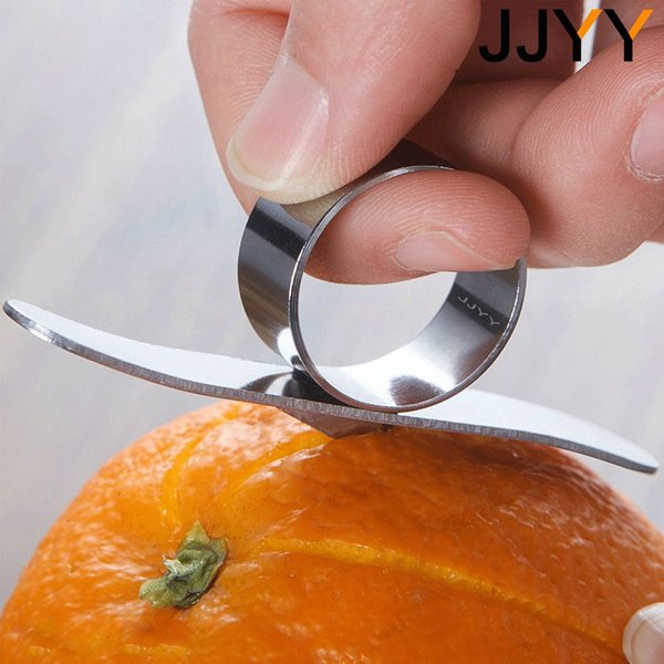 JJYY Orange Peelers Easy Open Orange Peeler Stainless Steel Lemon Parer Citrus Fruit Skin Remover Slicer Peeling Kitchen Gadgets