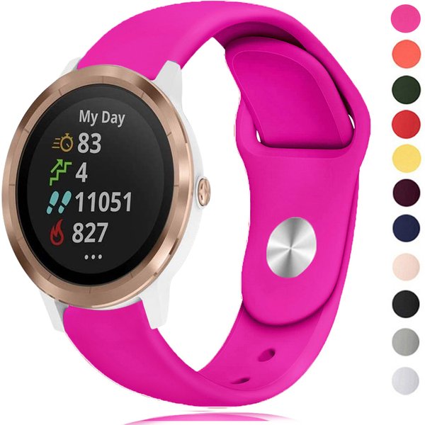 Silicone Venu2 Strap For Garmin Vivoactive 3 4 Band Watch Venu 2 SQ Forerunner 645 Wristband Bracelet Garmin Forerunner 245