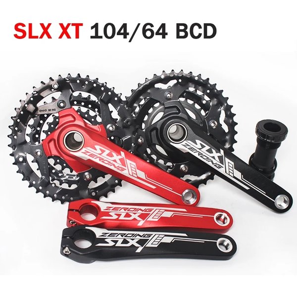 SLX XT manivelle vtt plateau 104BCD Triple vitesse VTT pédalier pour Shimano 9/10 vitesses vélo acket pour pièce de vélo Shimano