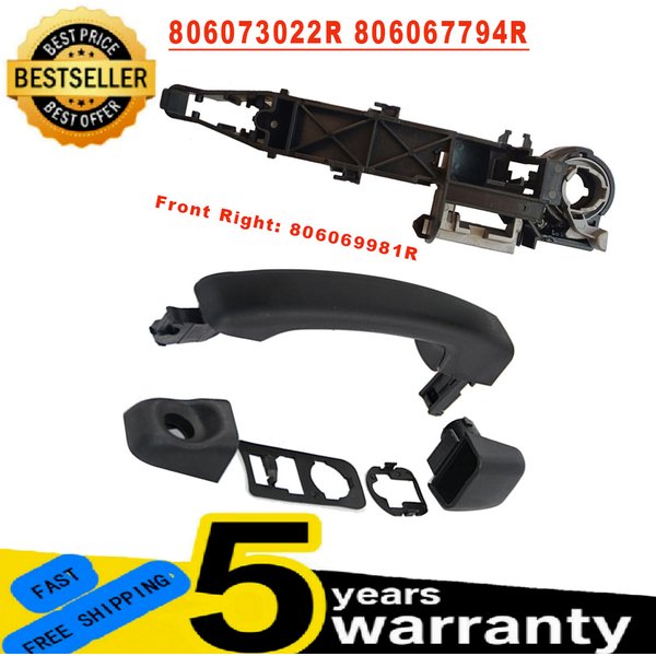 806067794R 806073022R 806079208R 806076452R 806069981R Pour Renault Master 3 Vauxhall Movano MK2 Poignée de porte gauche droite et support