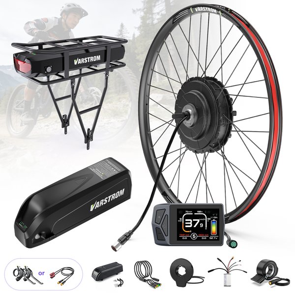 BAFANG Heckmotor Rear Driver G020 G0900 48V 500W 750W Radnabenmotor Electric Bike Kit Komplett Umbau H400B H640 für Bicycle Drop 135-142mm Mit EKD01 Display und Hailong Downtube Akku oder Varstrom