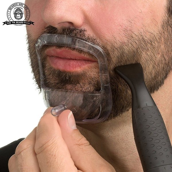 5 Teile/satz Bart Shaper Spitzbart Schnurrbart Pflege Werkzeug Transparent Gesicht Haar Styling Vorlage für Mann