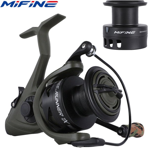 MIFINE FREE RUNNER TX Fishing Reel 5+1BB 3000-6000 Ultralight Spinning Reel 5.1:1 Spare Spool Saltwater Freshwater Carp Reel