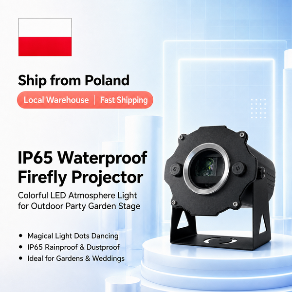 IP65 Waterproof Multicolor Firefly Projector Professional LED Atmosphere Stage Lighting for Outdoor Christmas Party