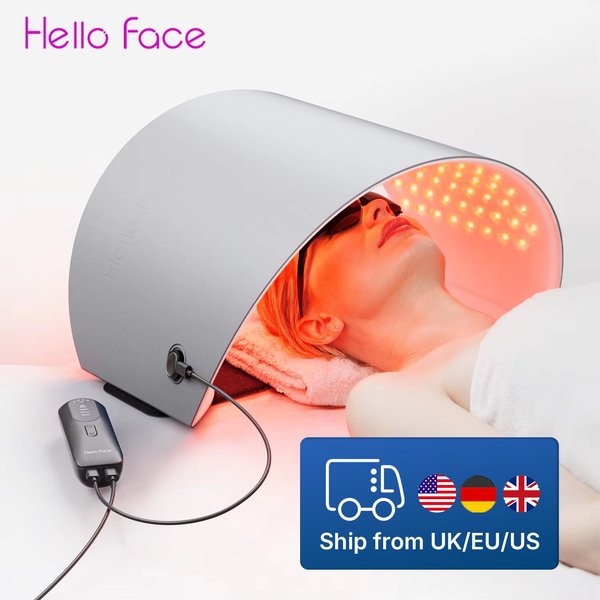 Bonjour, masque lumineux rouge et infrarouge Face L6 510K/CE, panneau à 720 puces LED, rajeunissement de la peau du visage et du corps, appareil de soins à domicile et en salon.