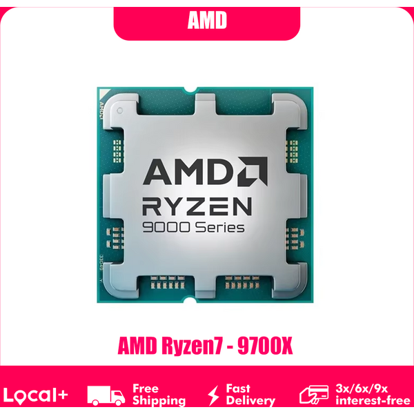 AMD Ryzen 7 9700X procesor 5.5GHz 8-rdzeniowy 16-wątek 40MB pamięć podręczna do gier 4NM TDP 65W gniazdo AM5 game CPU Zen 5